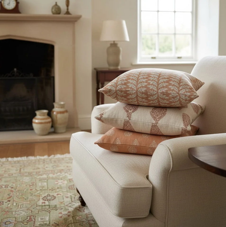 Royal Indian Dark Biscuit Cushion