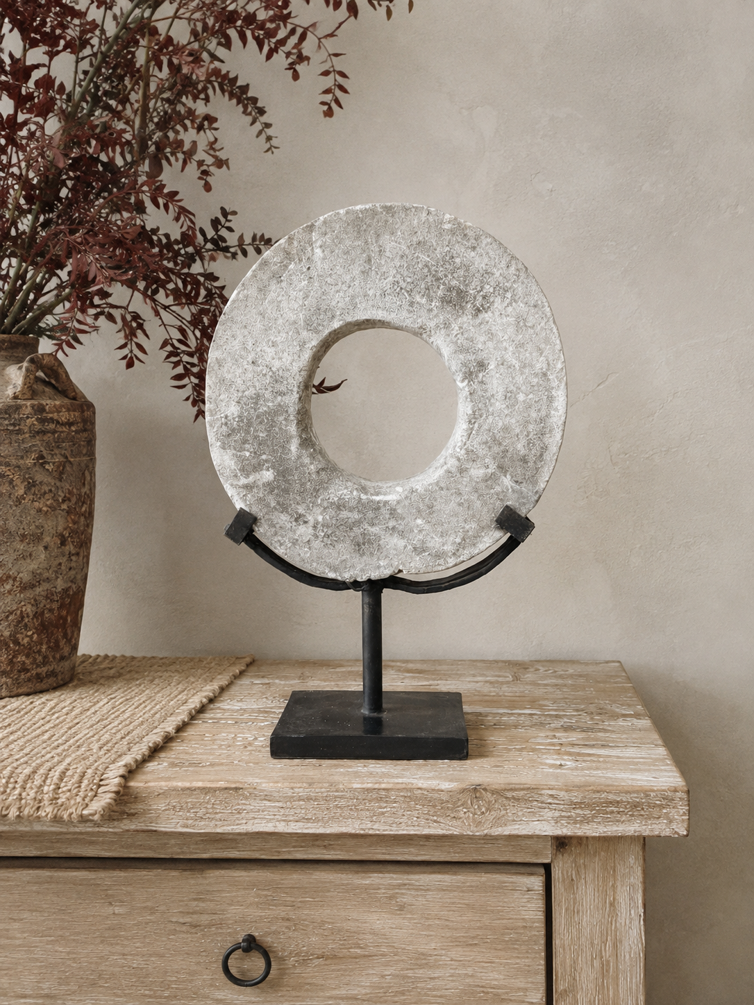 Vintage Stone Disc