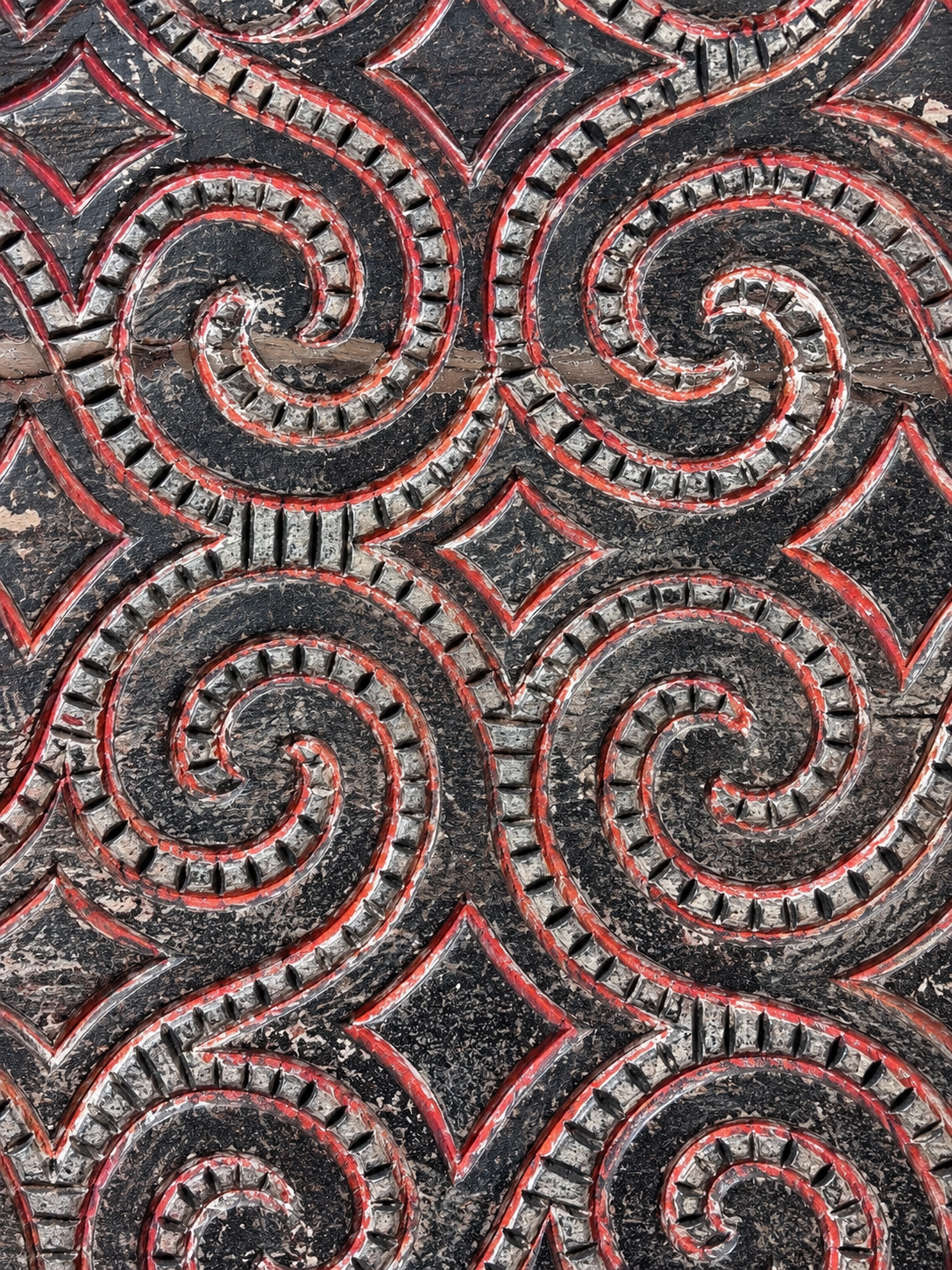 Original Sulawesi Toraja Carved Panel