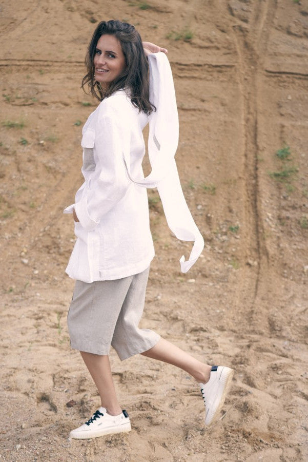 White Linen Jacket