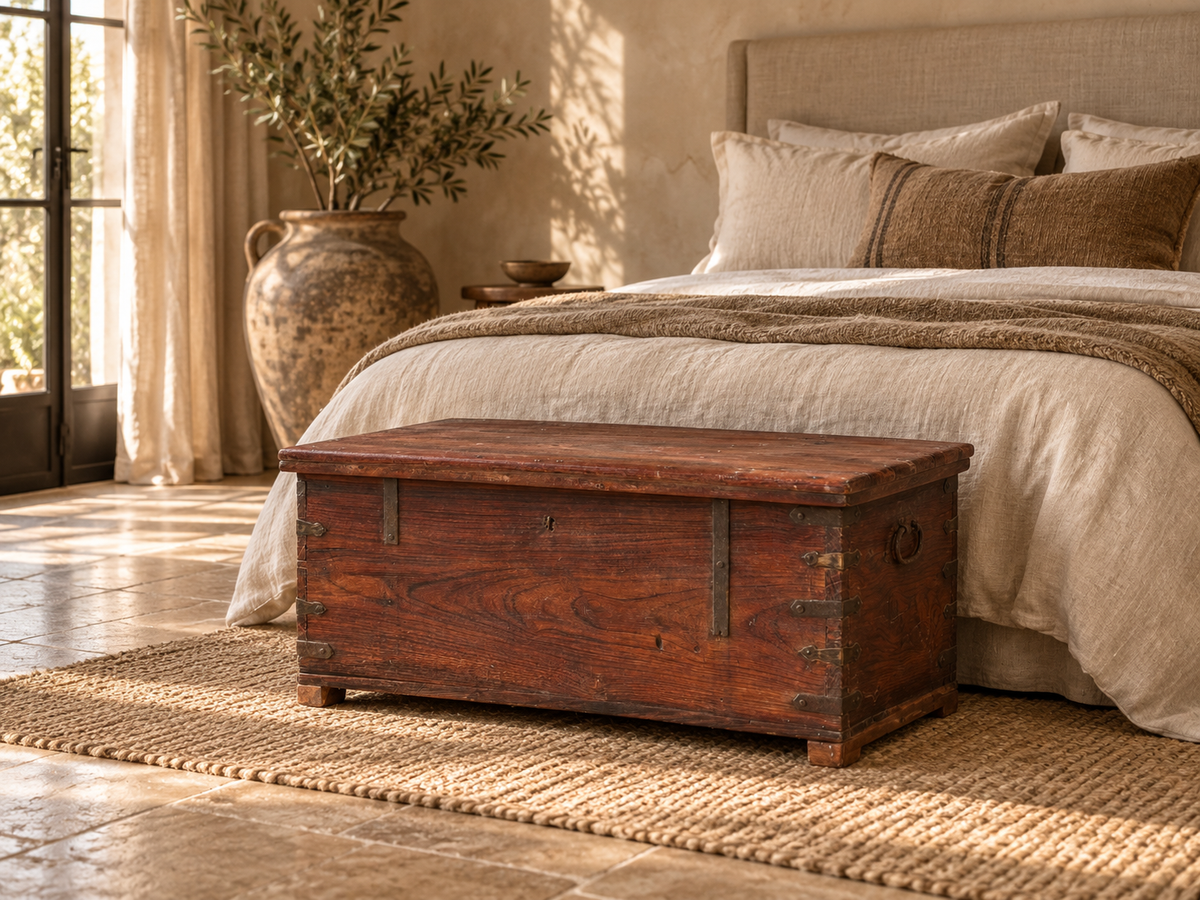 Vintage Wood Chest