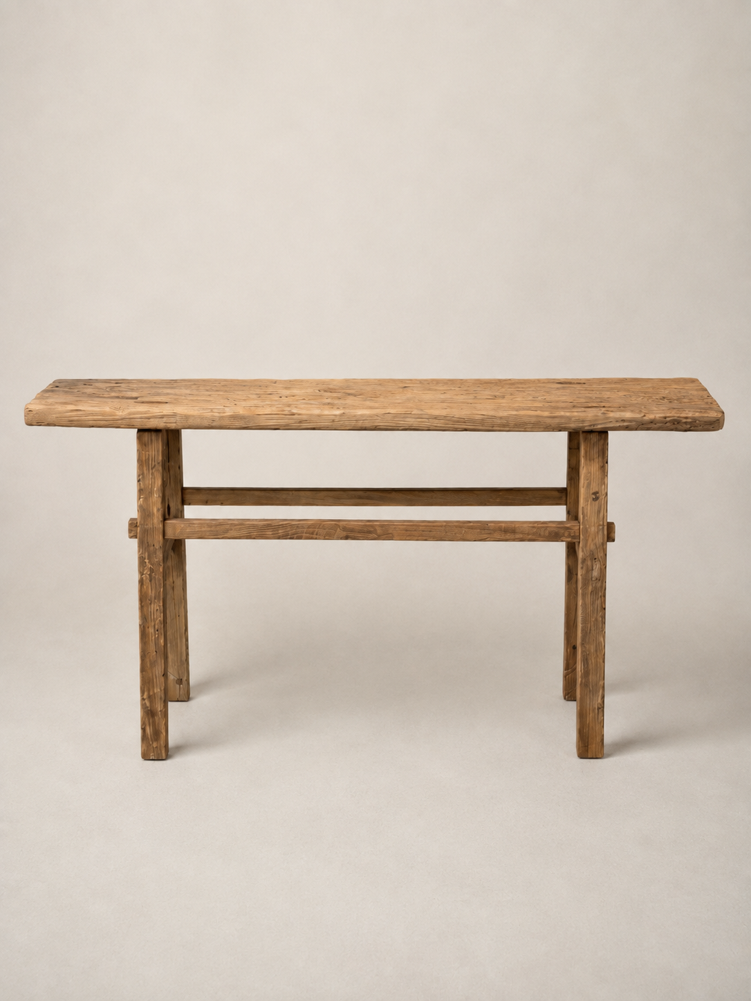 Vintage Elm Console Table