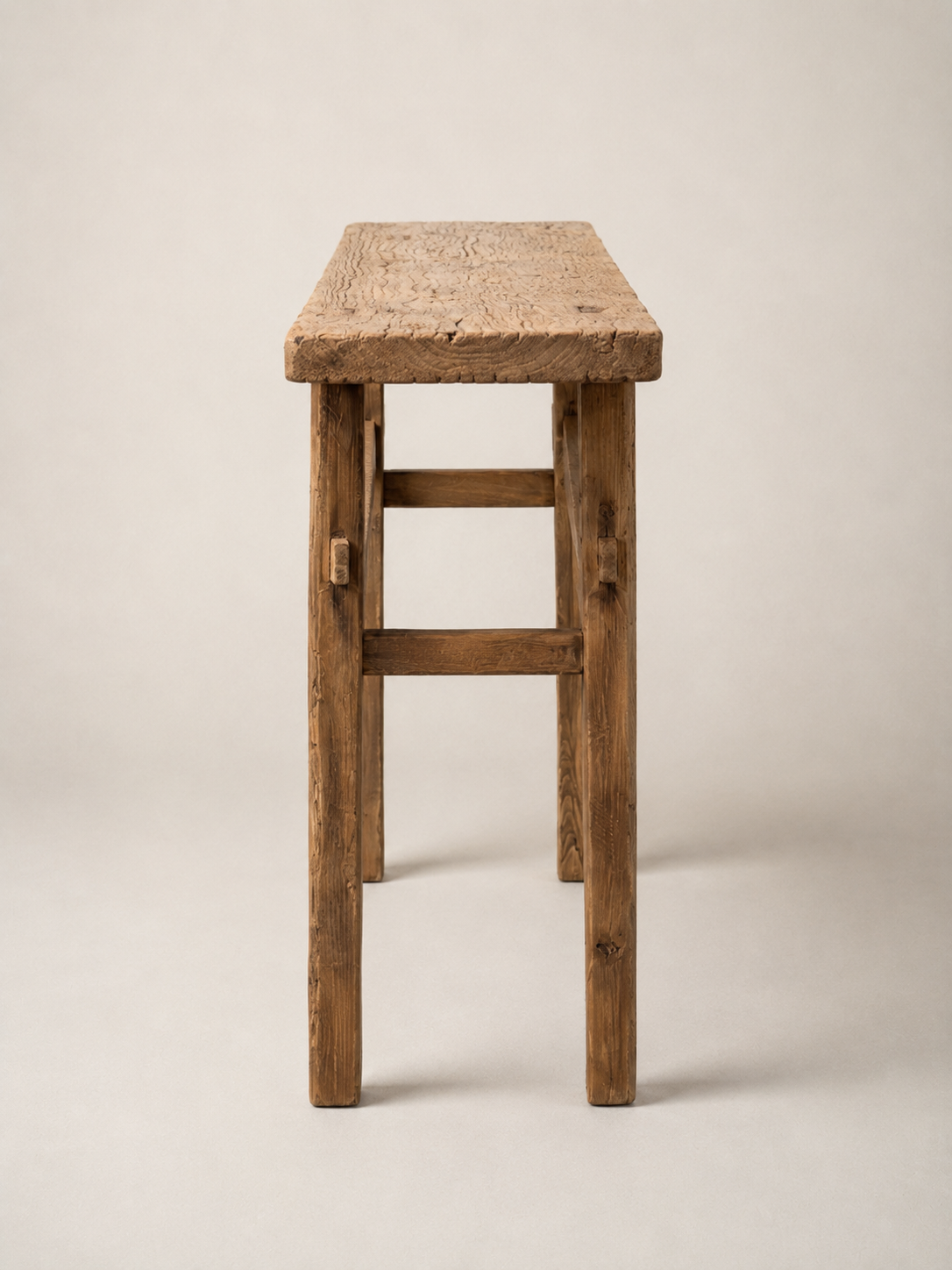 Vintage Elm Console Table