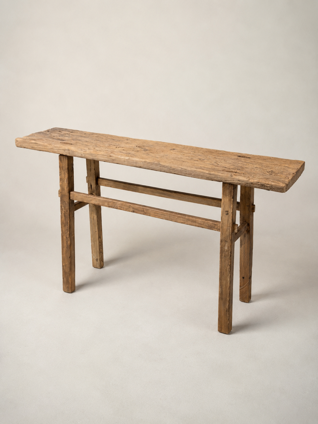 Vintage Elm Console Table