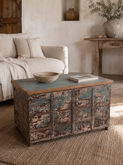 Vintage Iron Bound Chest