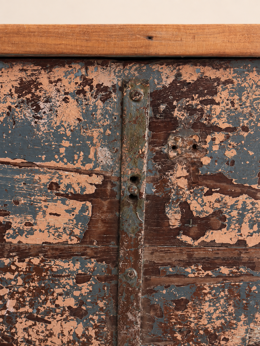 Vintage Iron Bound Chest