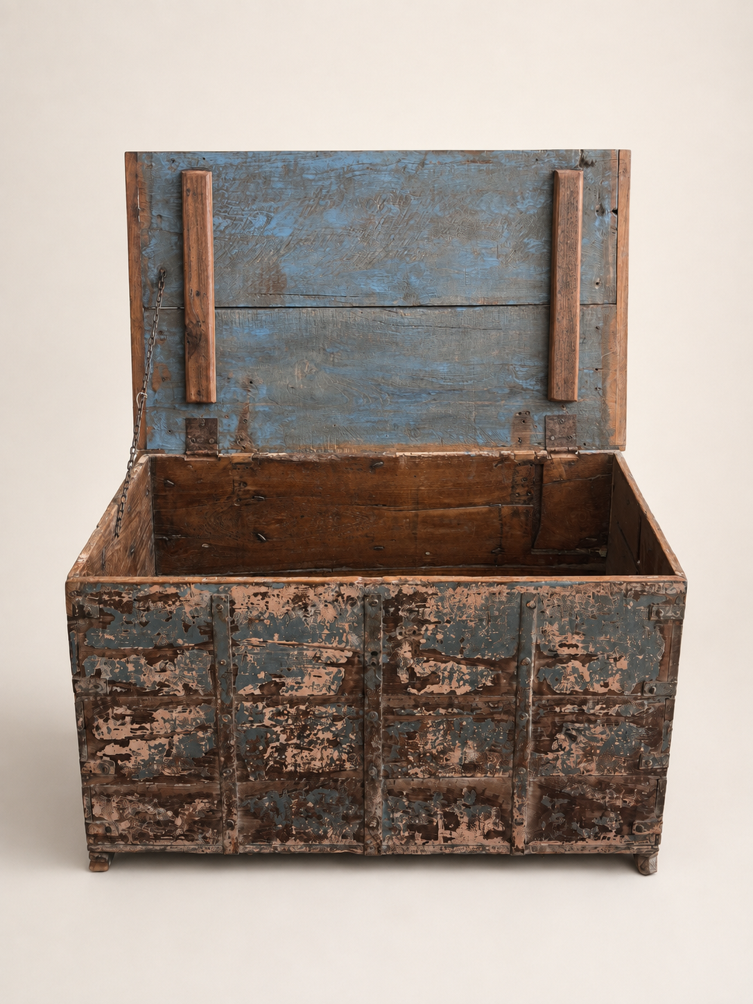 Vintage Iron Bound Chest