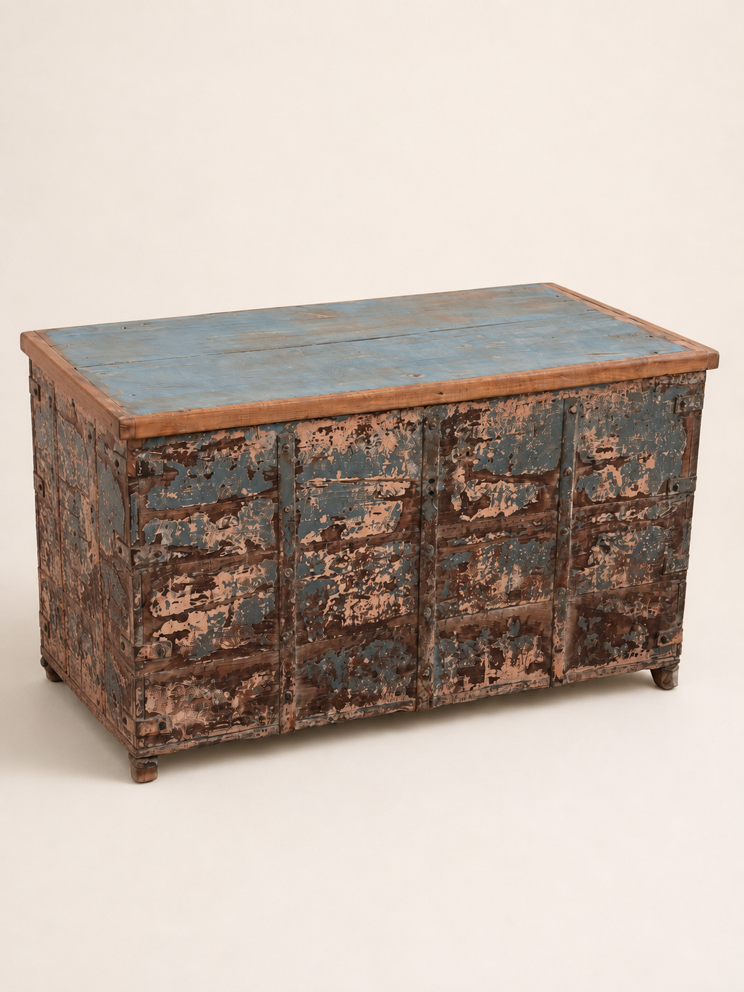 Vintage Iron Bound Chest