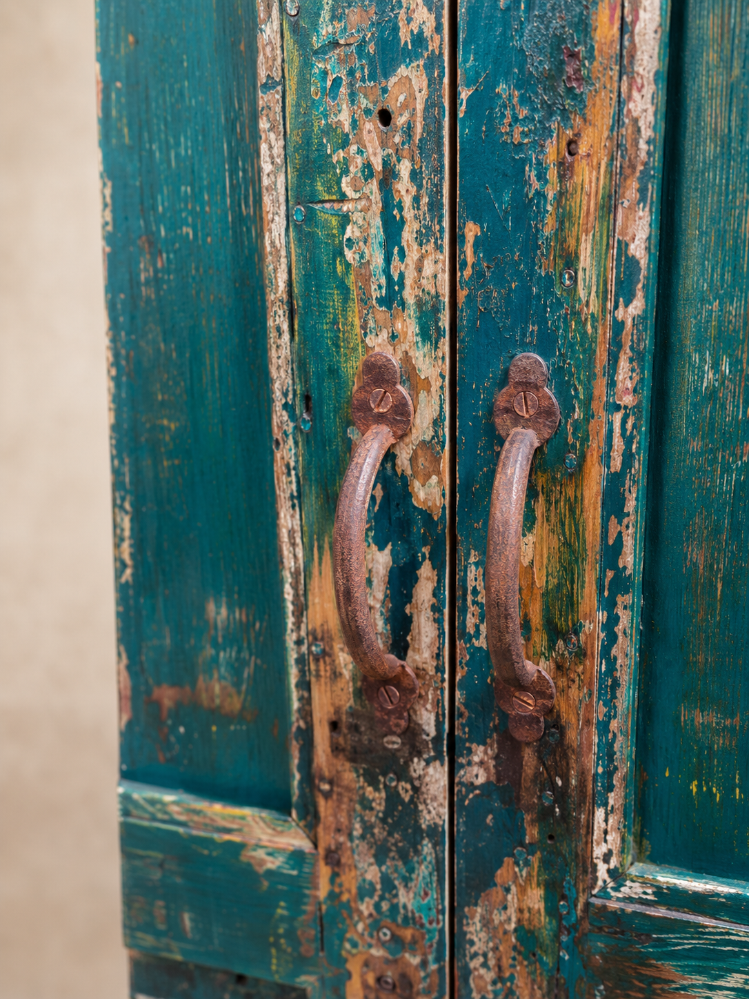 Vintage Painted Cupboard