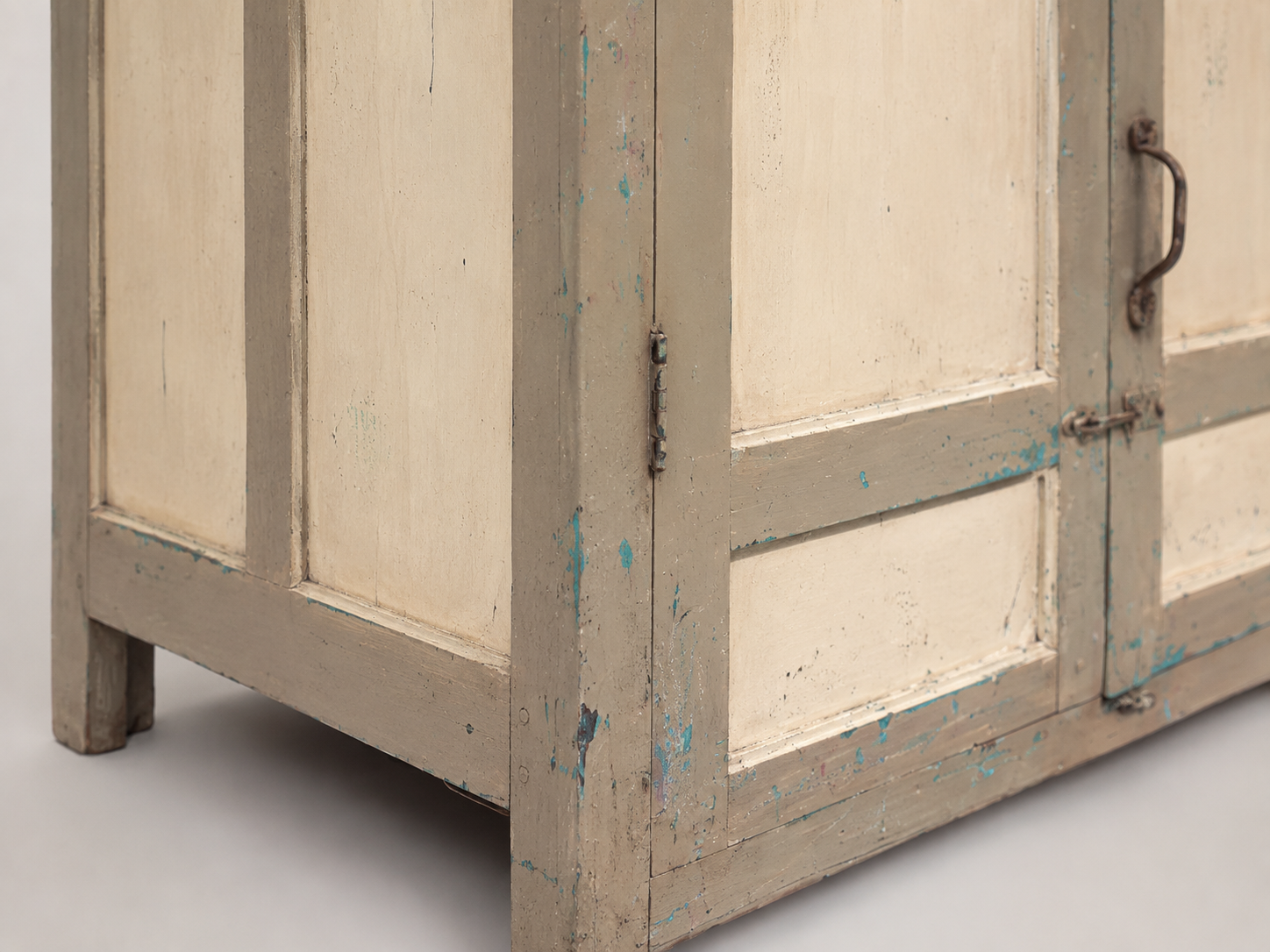 Vintage Painted Indian Cupboard