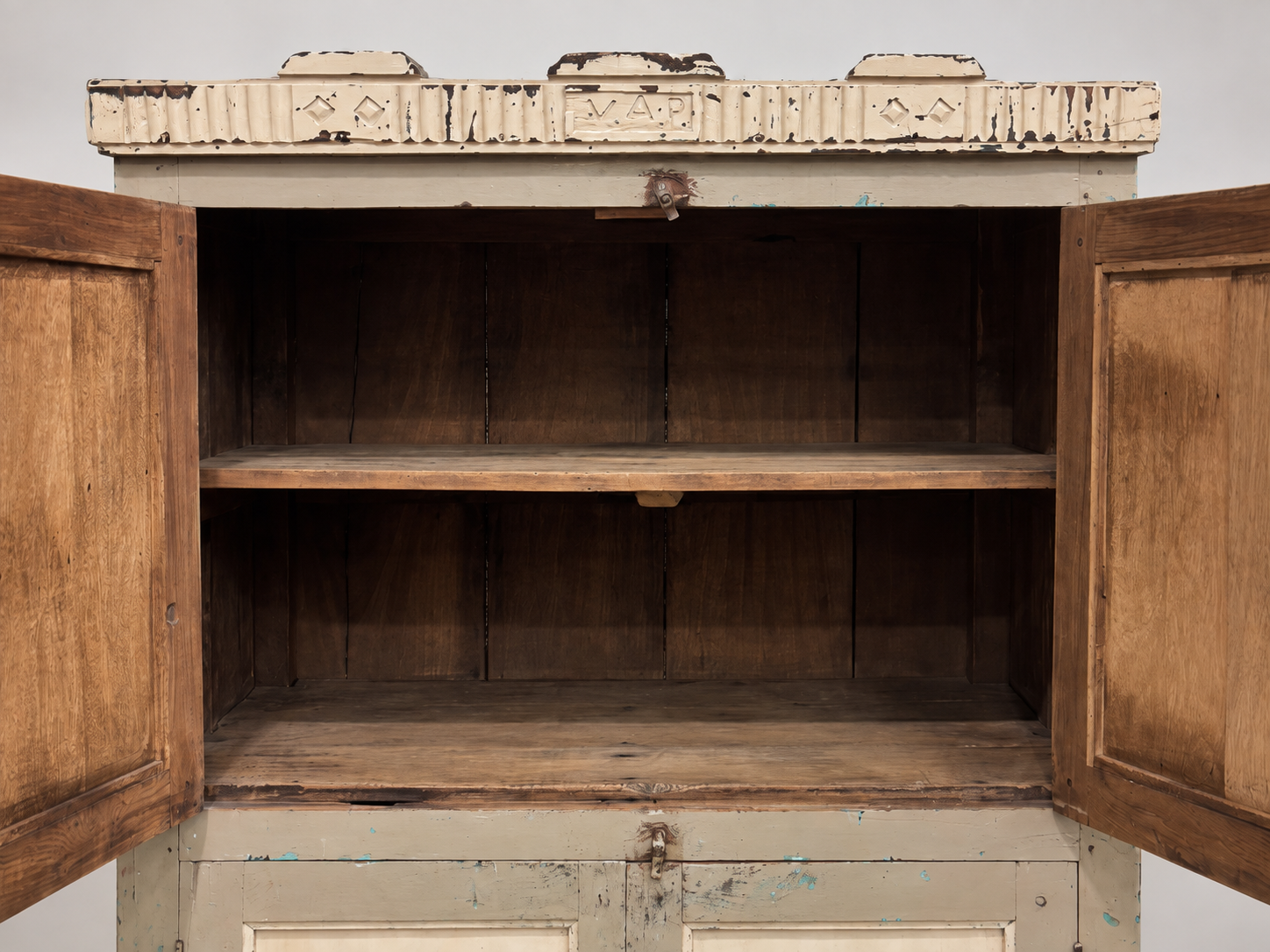 Vintage Painted Indian Cupboard