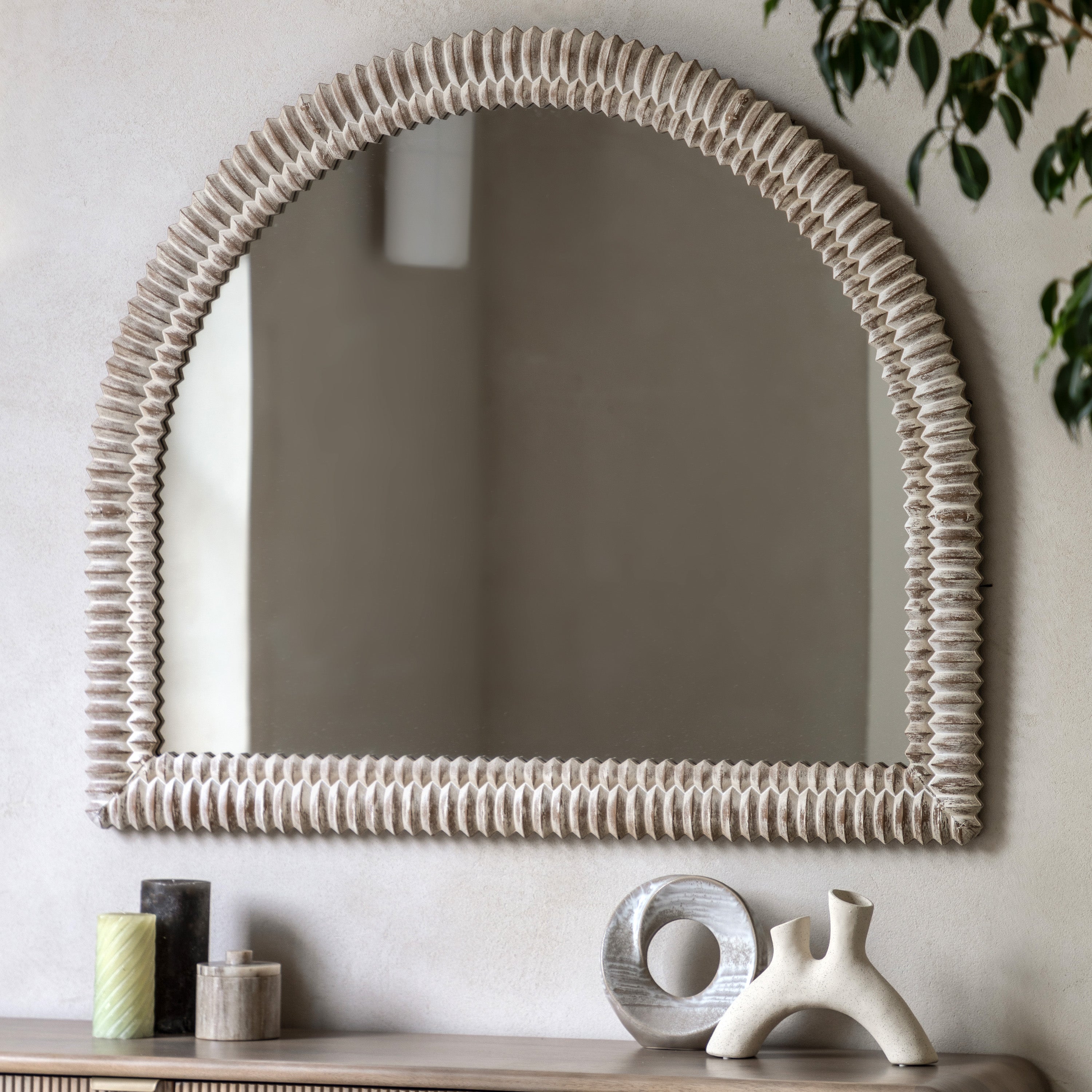 Portlemouth Arch Overmantle Mirror