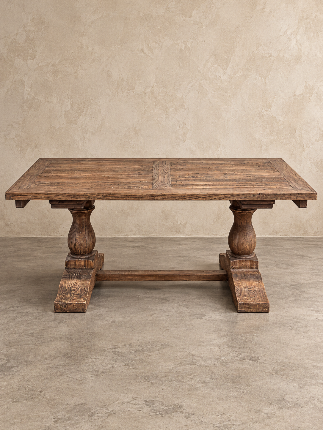 The Hexworthy Reclaimed Elm Extendable Dining Table