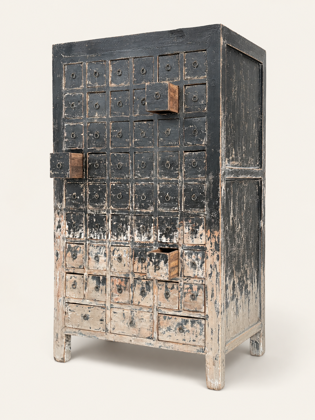 Antique Restored Chinese Apothecary Cabinet