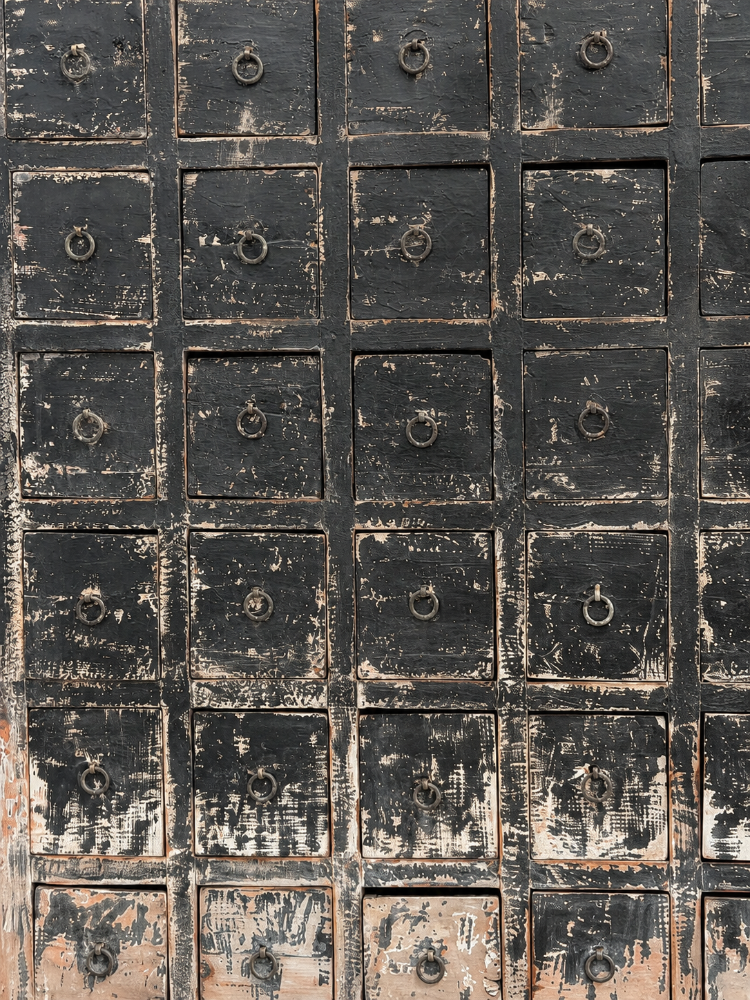 Antique Restored Chinese Apothecary Cabinet