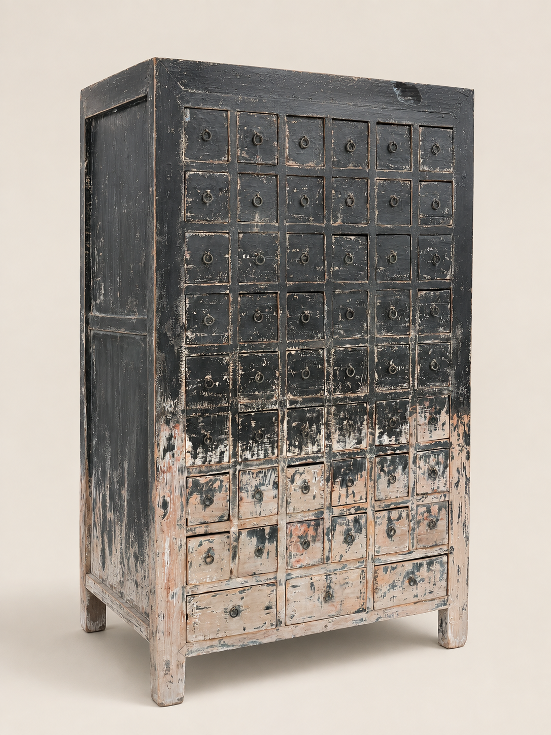 Antique Restored Chinese Apothecary Cabinet