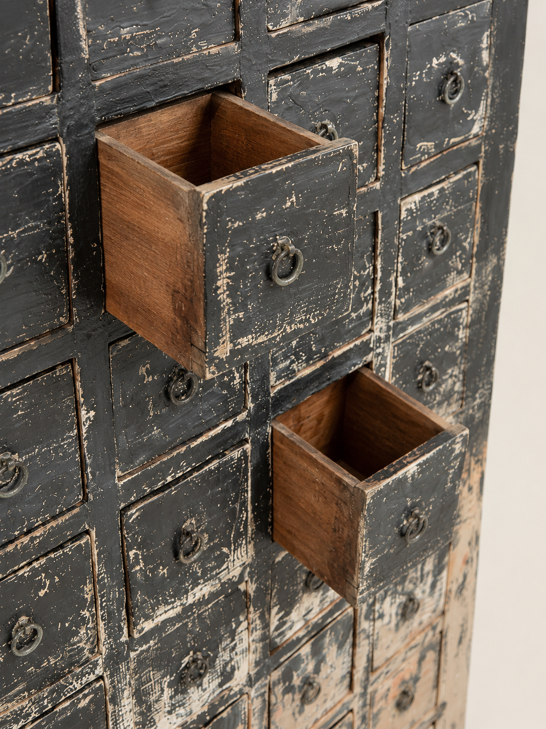 Antique Restored Chinese Apothecary Cabinet