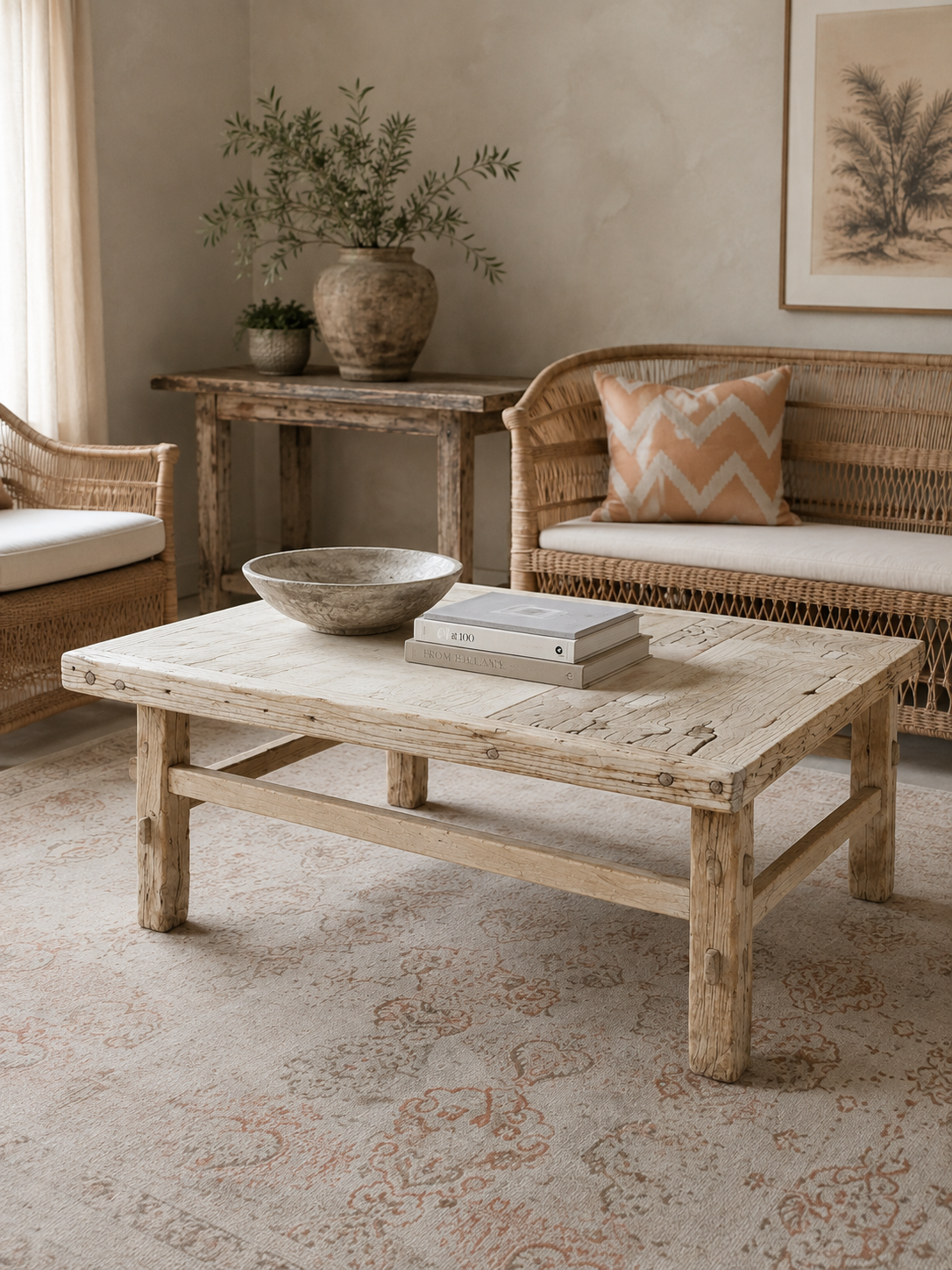 Vintage Elm Coffee Table