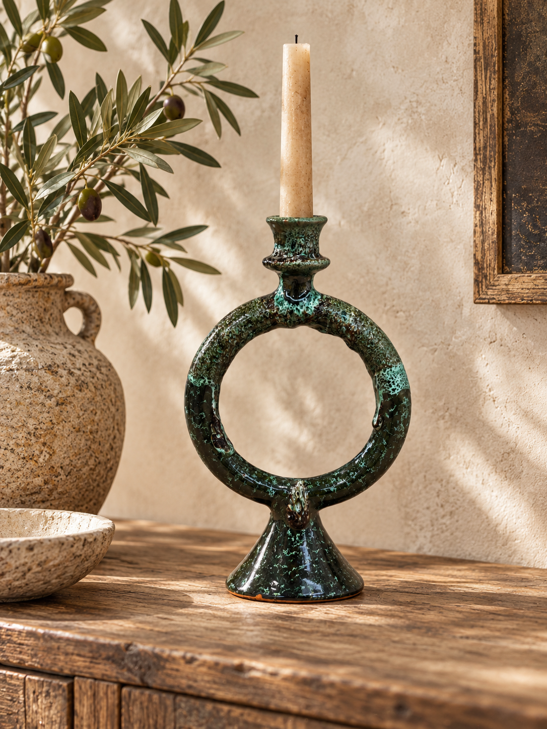 Moroccan Tamegroute Candle Holder