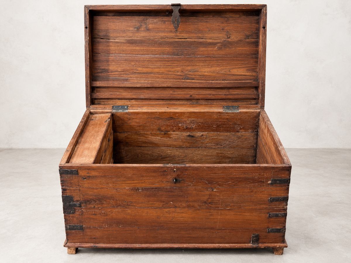 Vintage Wood Chest