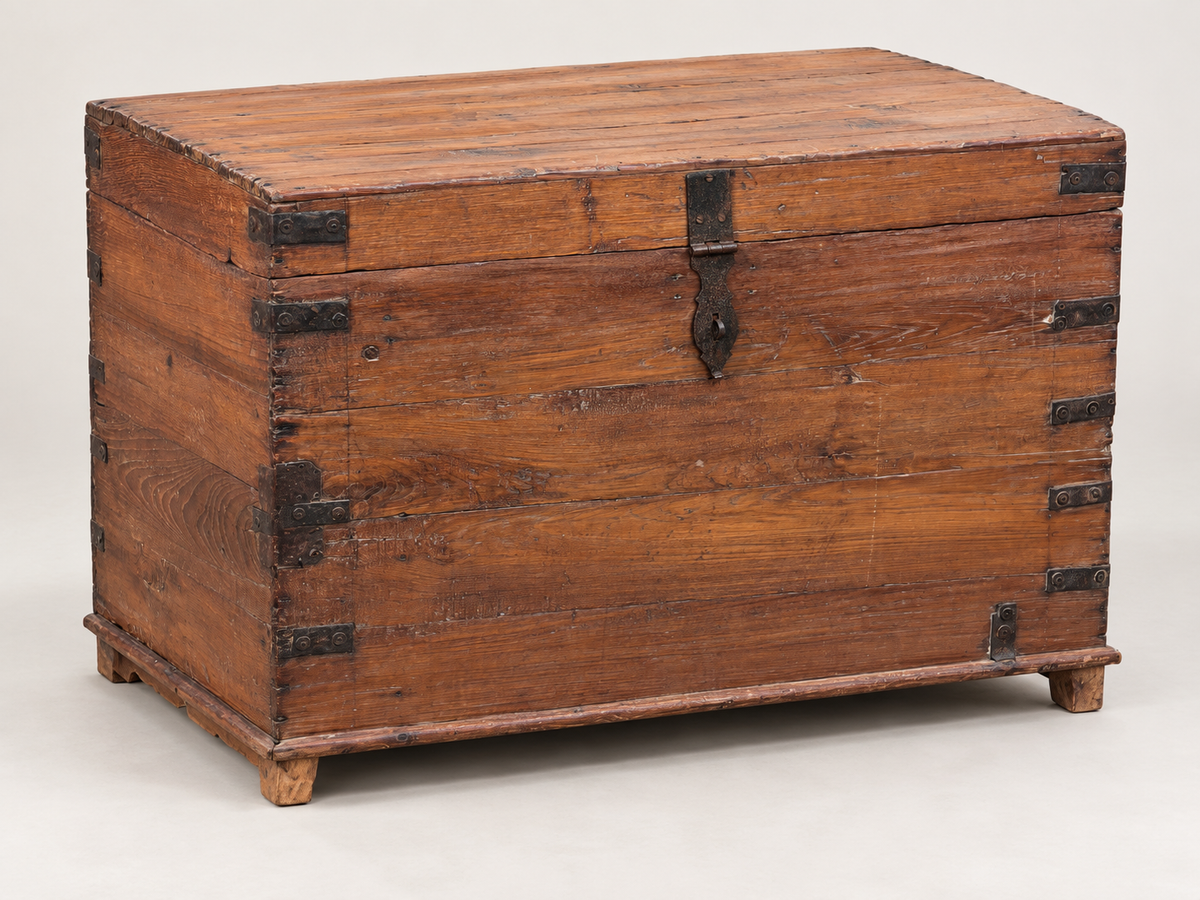 Vintage Wood Chest