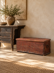 Vintage Wood Trunk