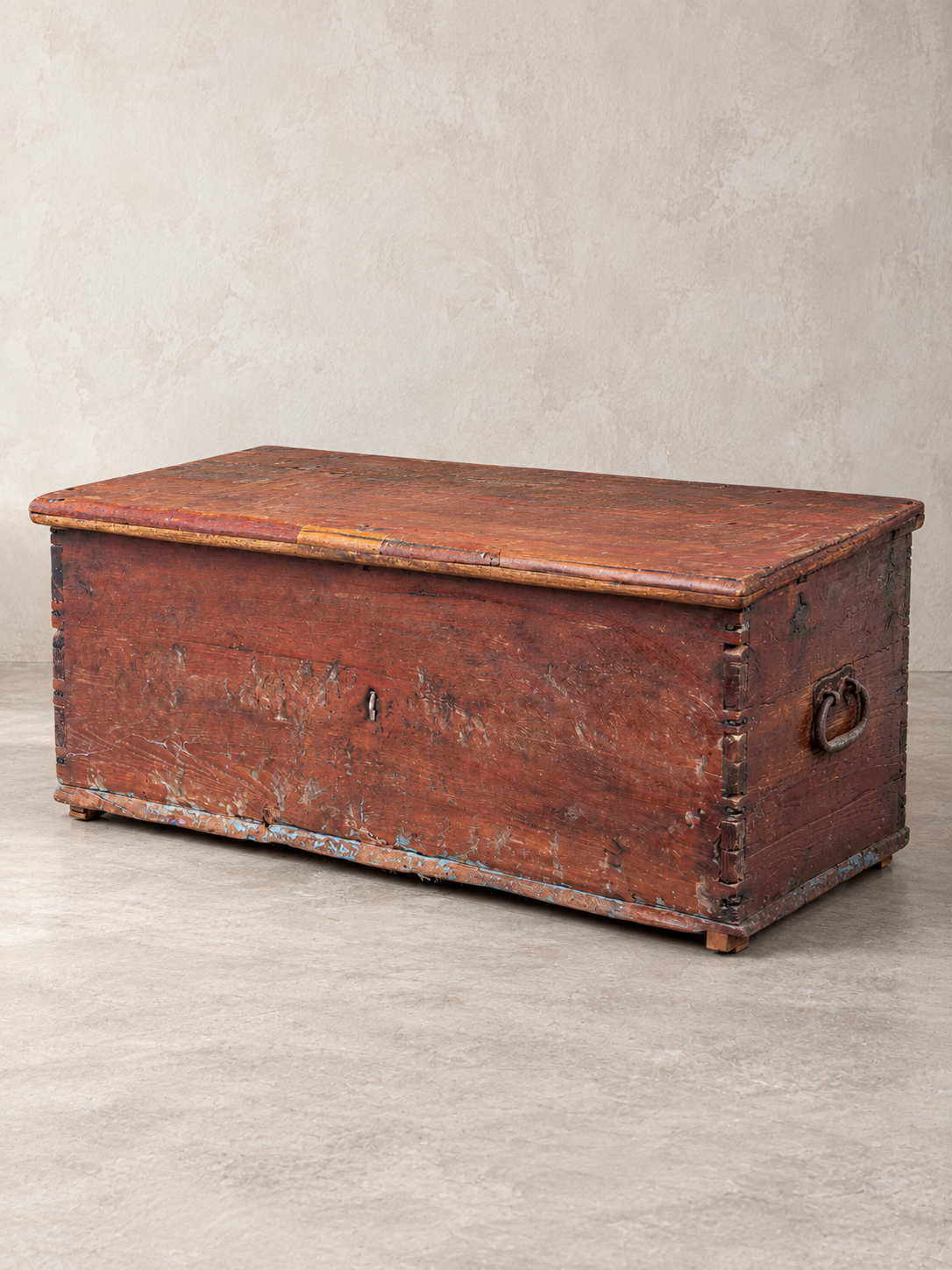 Vintage Wood Trunk