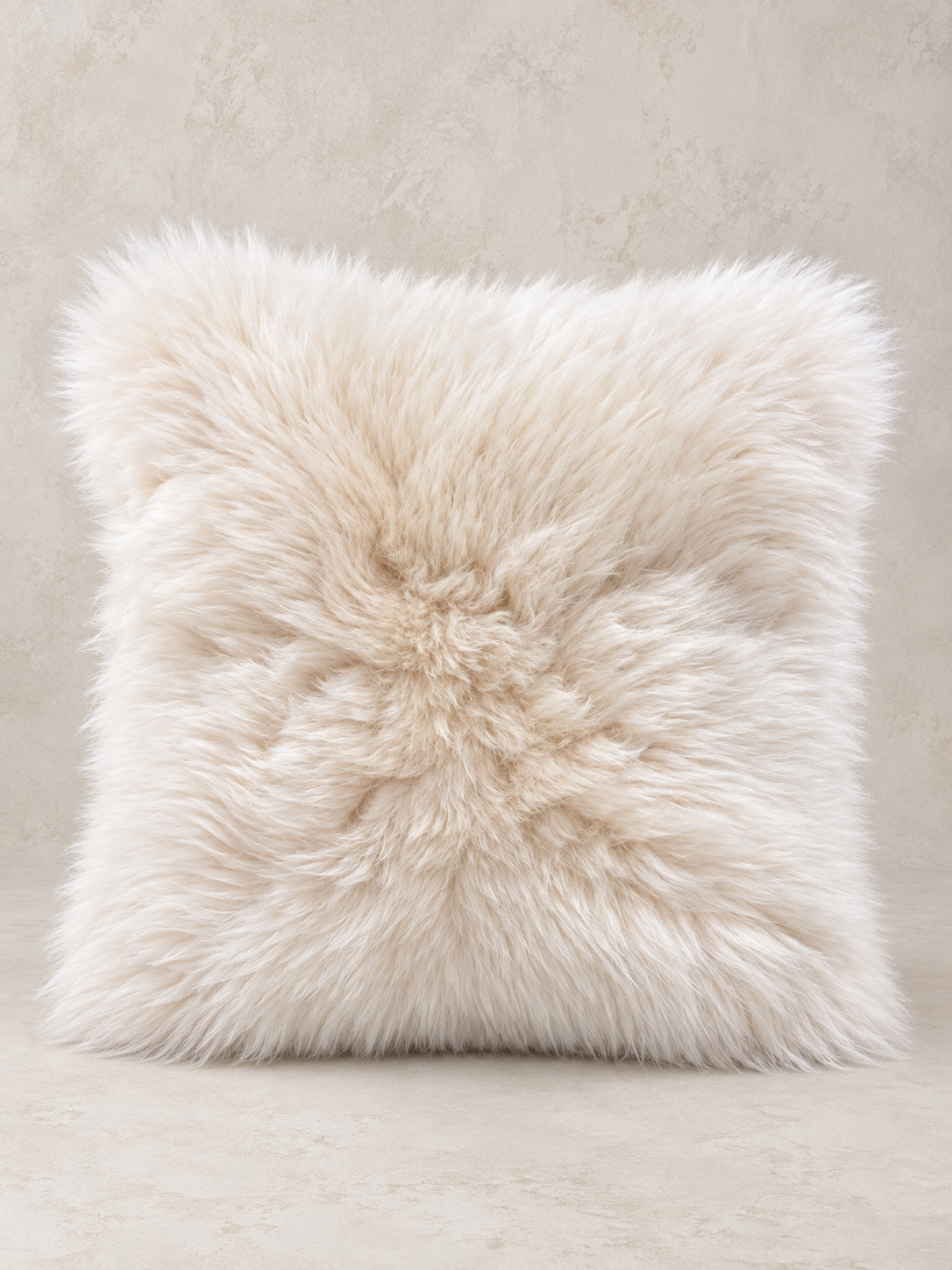 Linen Sheepskin Cushion