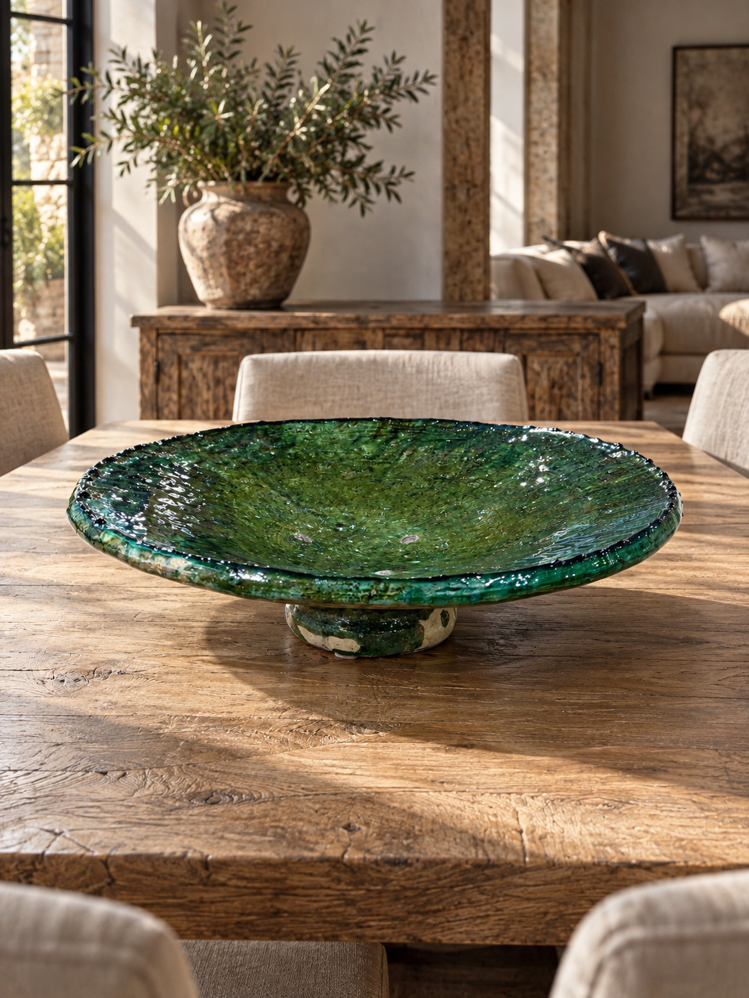 Moroccan Tamegroute Serving Plate