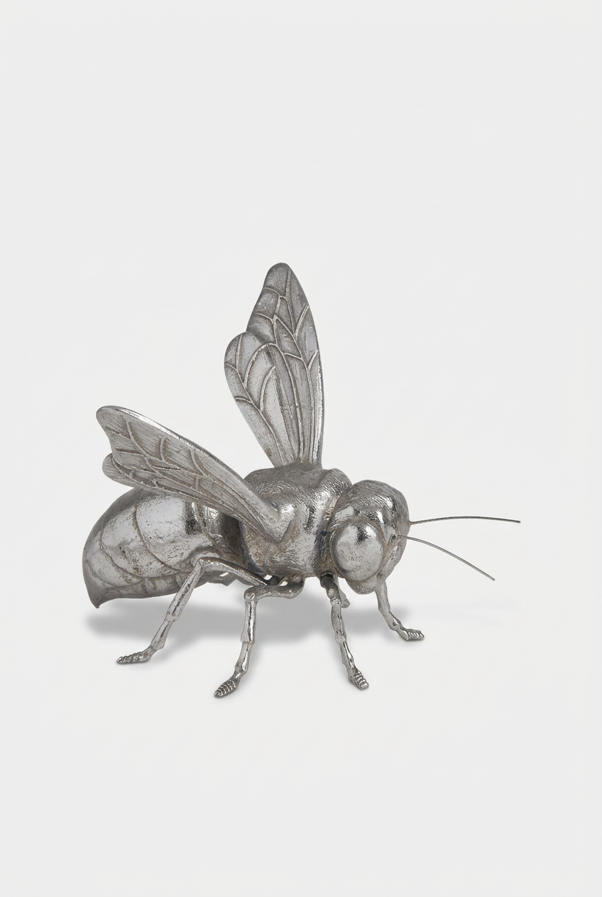 Silver bee product photo