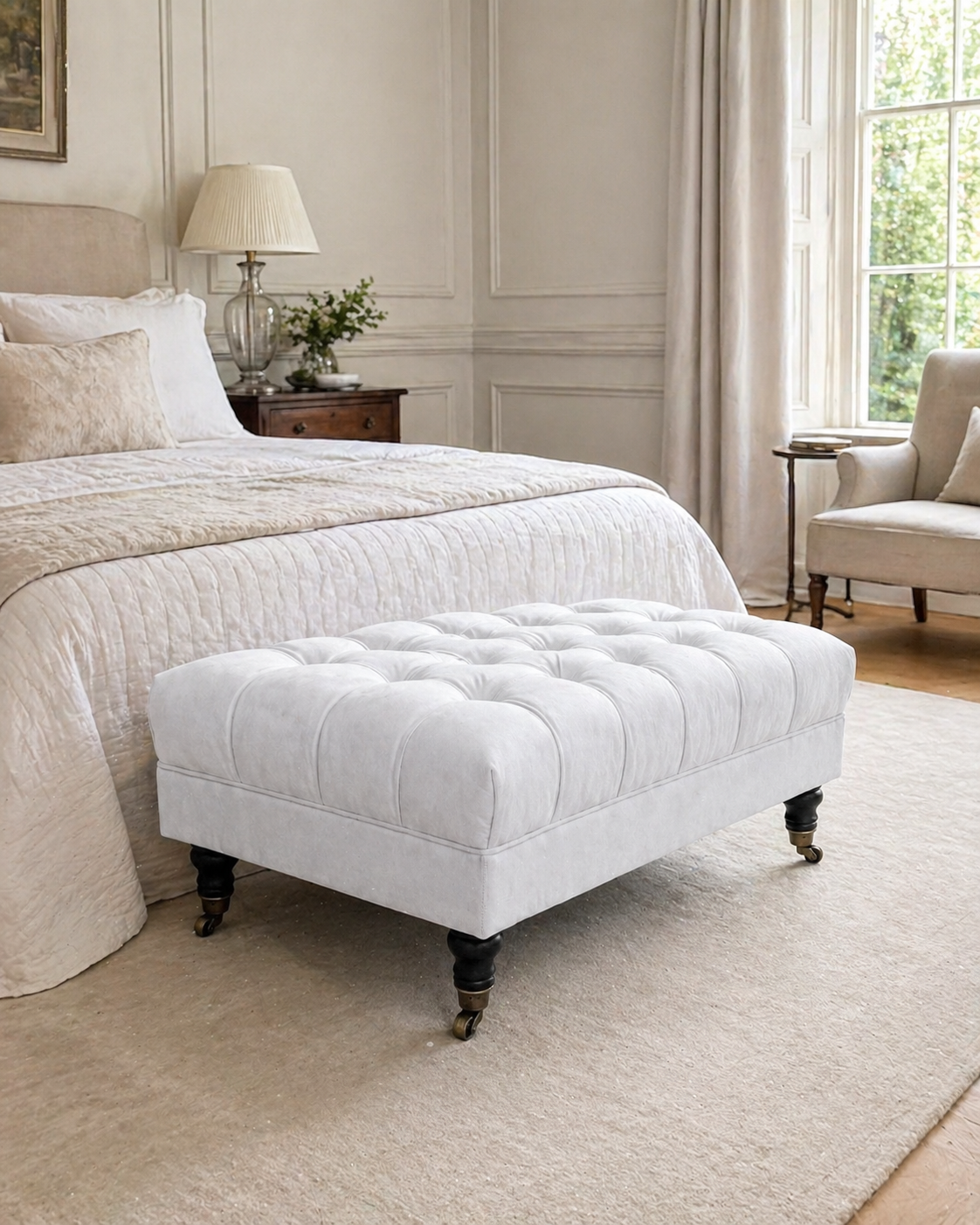 Buttoned Ottoman