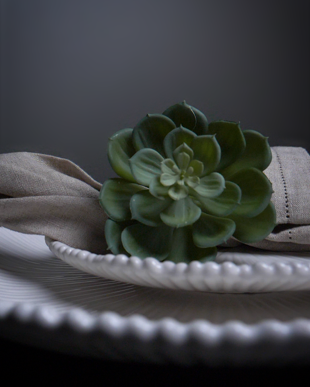 Echeveria Napkin Ring No3