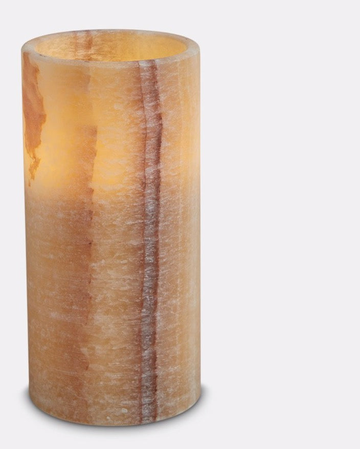 Marble LED Candle