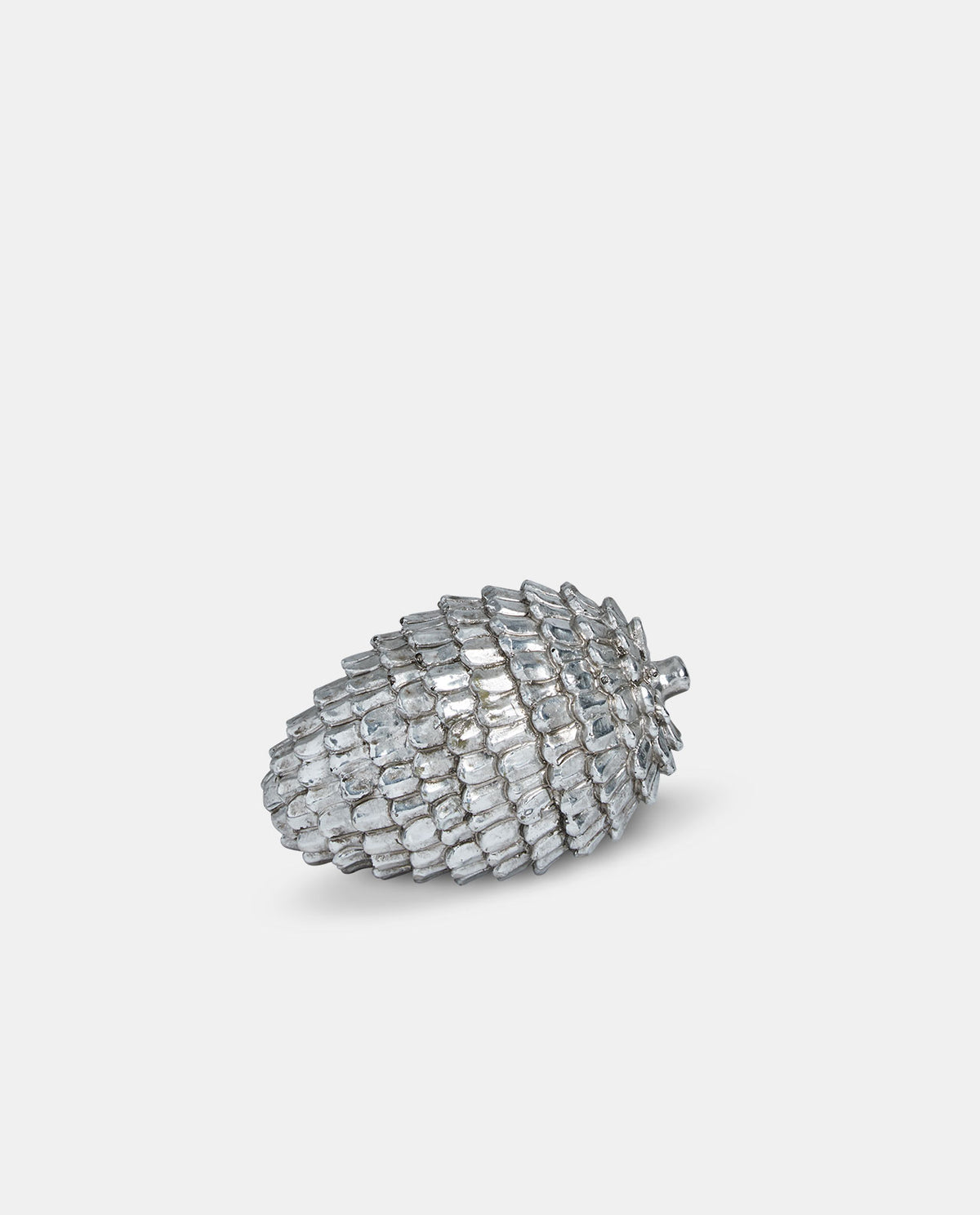 Silver Decorative Pine Cone