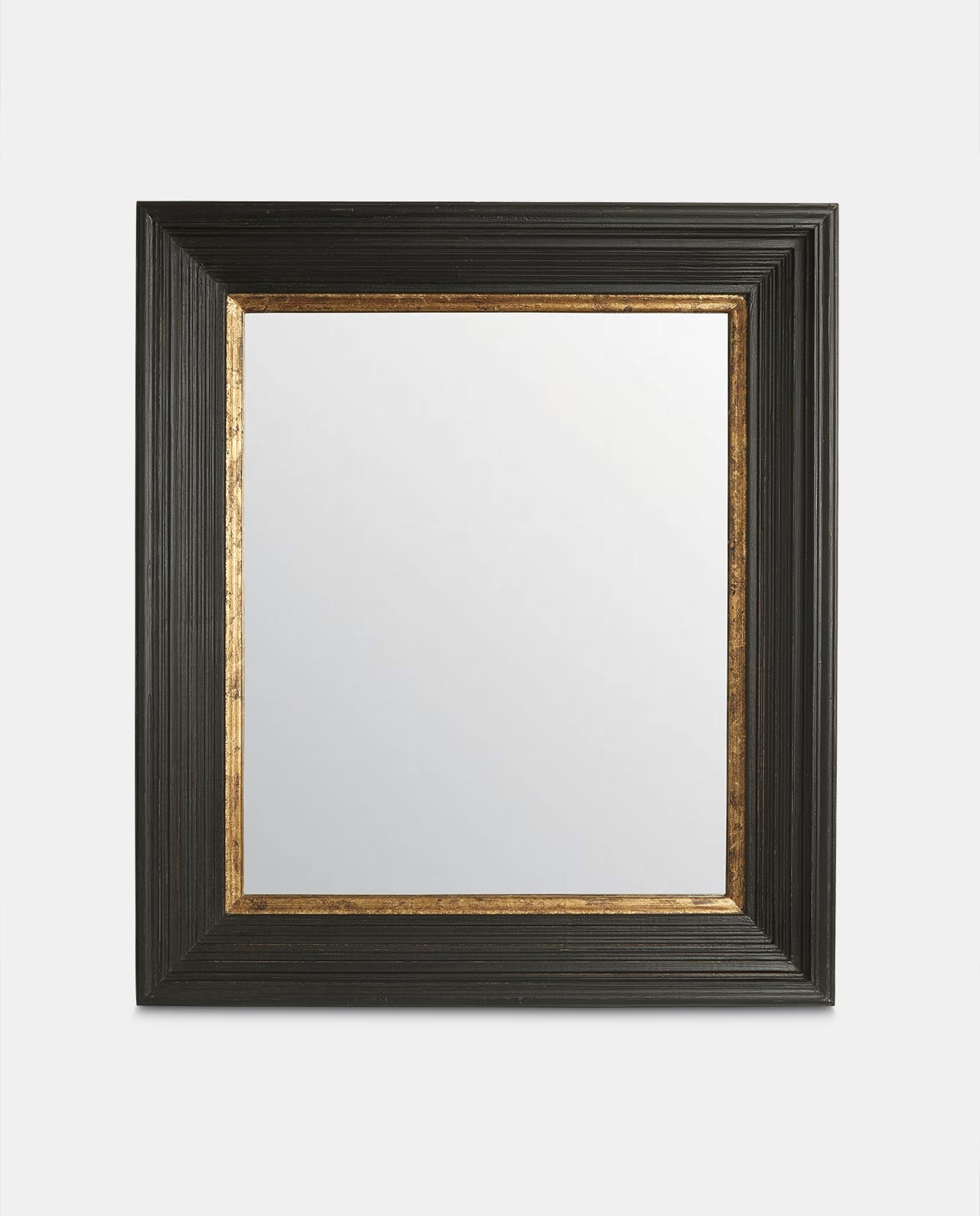 Black & Gold Flat Mirror