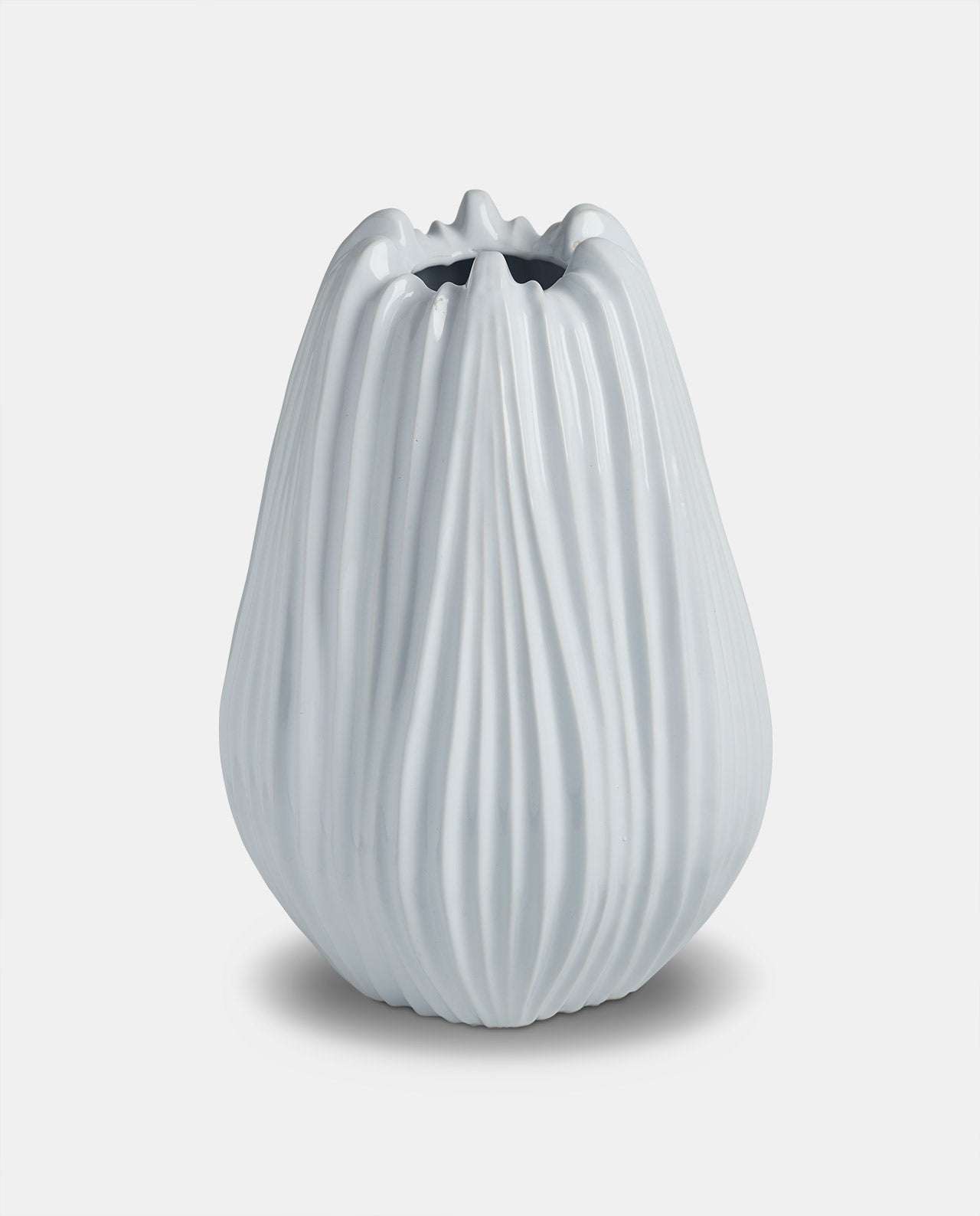 White Ceramic Decorative Vase No43