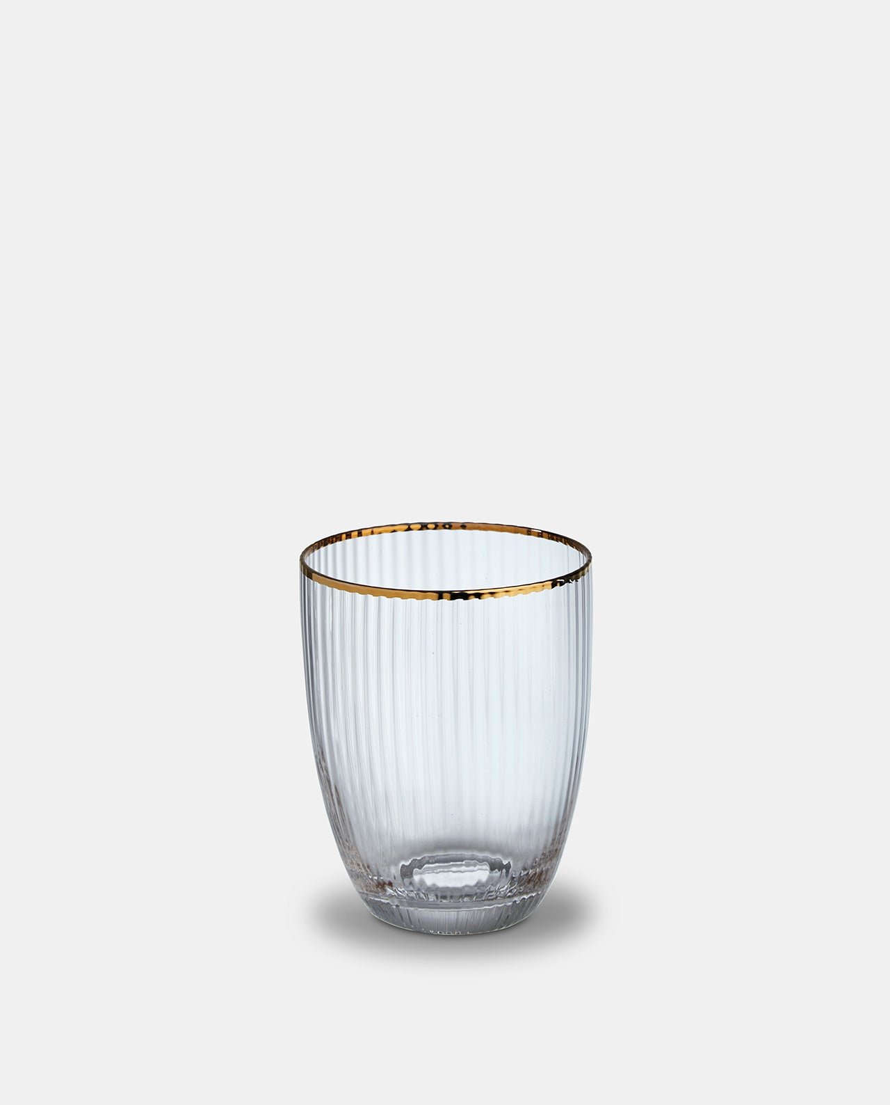 Italia Gold Rim Tumbler Glass - Carton of 4