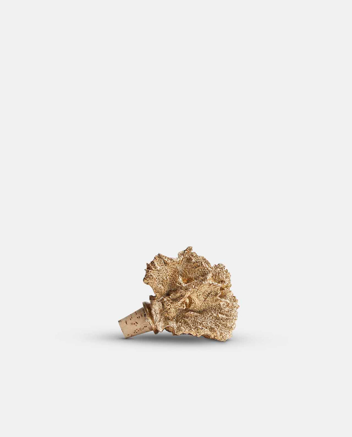 Gold Coral Wine Bottle Stopper
