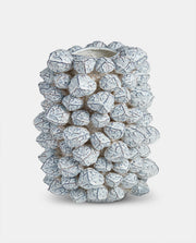 Aged White Coral Vase Large