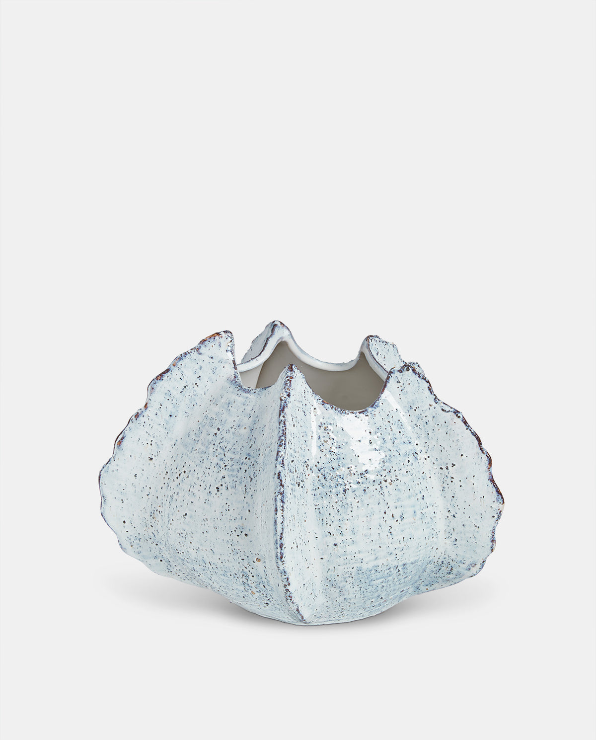 Aged White Vase