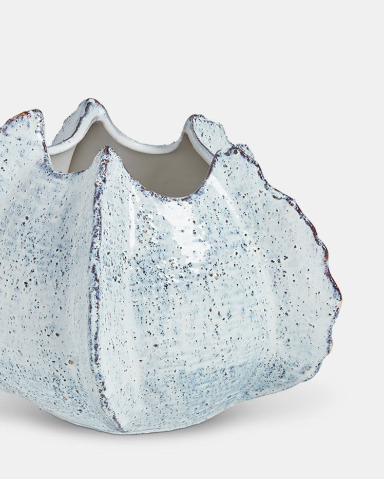 Aged White Vase