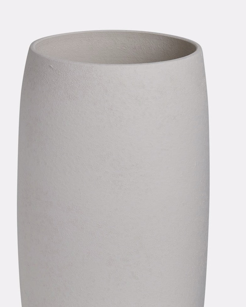 Biscuit Textured Vase 23 x 42cm