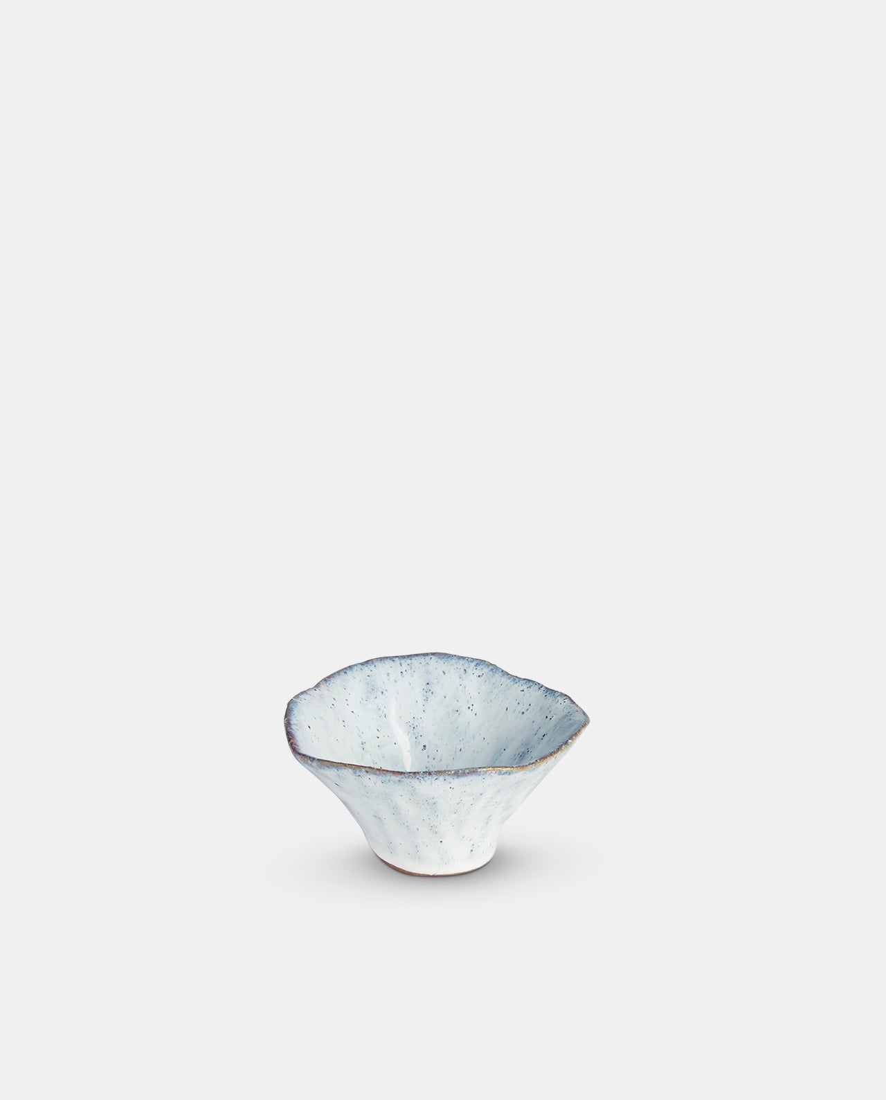 Aged White Ceramic 10.5 x 10.5 x 5.5cm Bowl