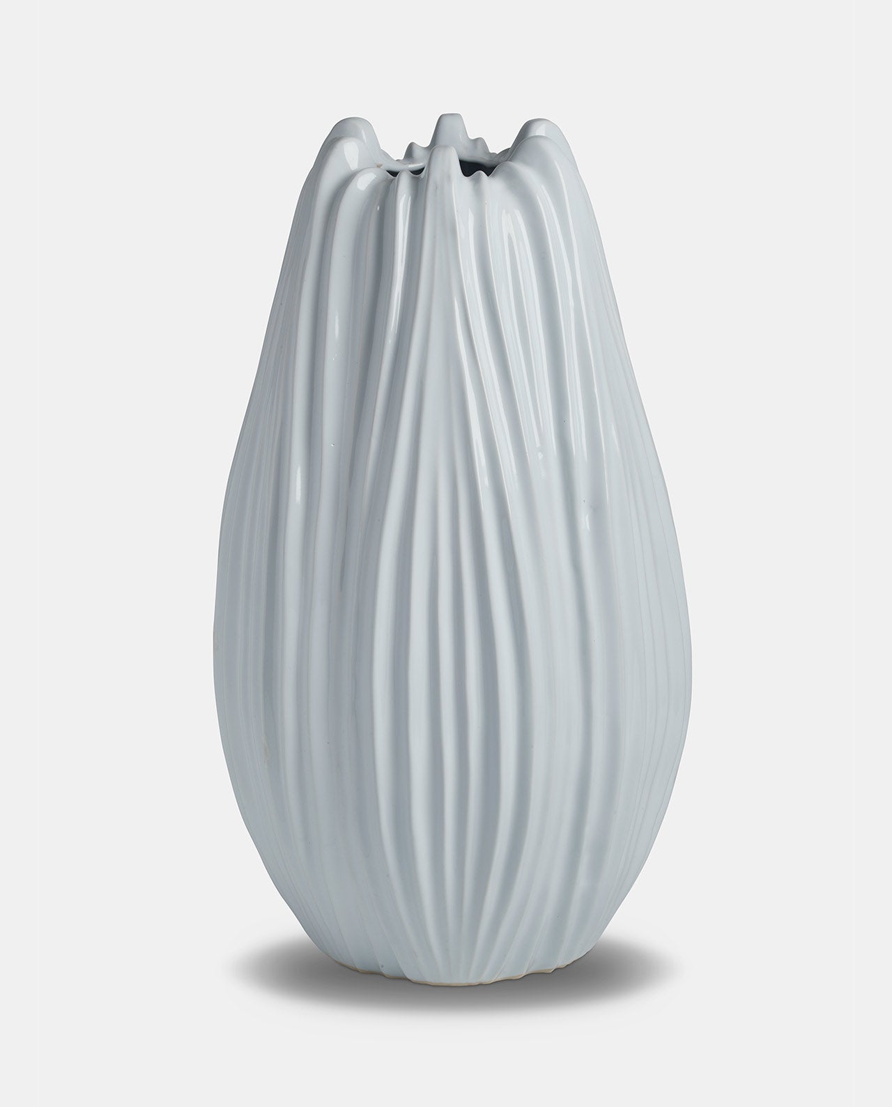 White Ceramic Decorative Vase No58