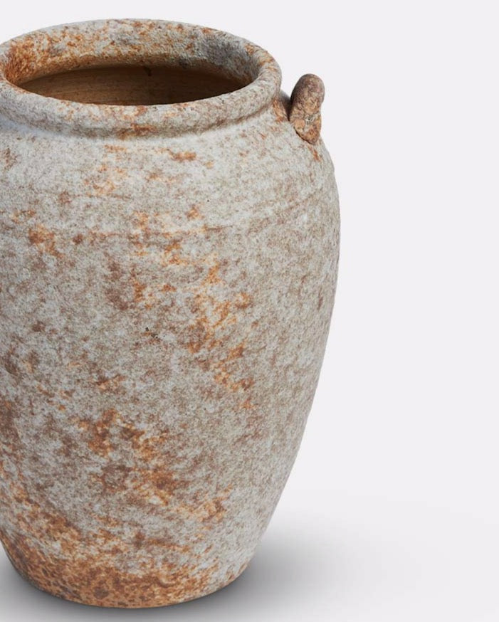 Aged Porcelain Pot