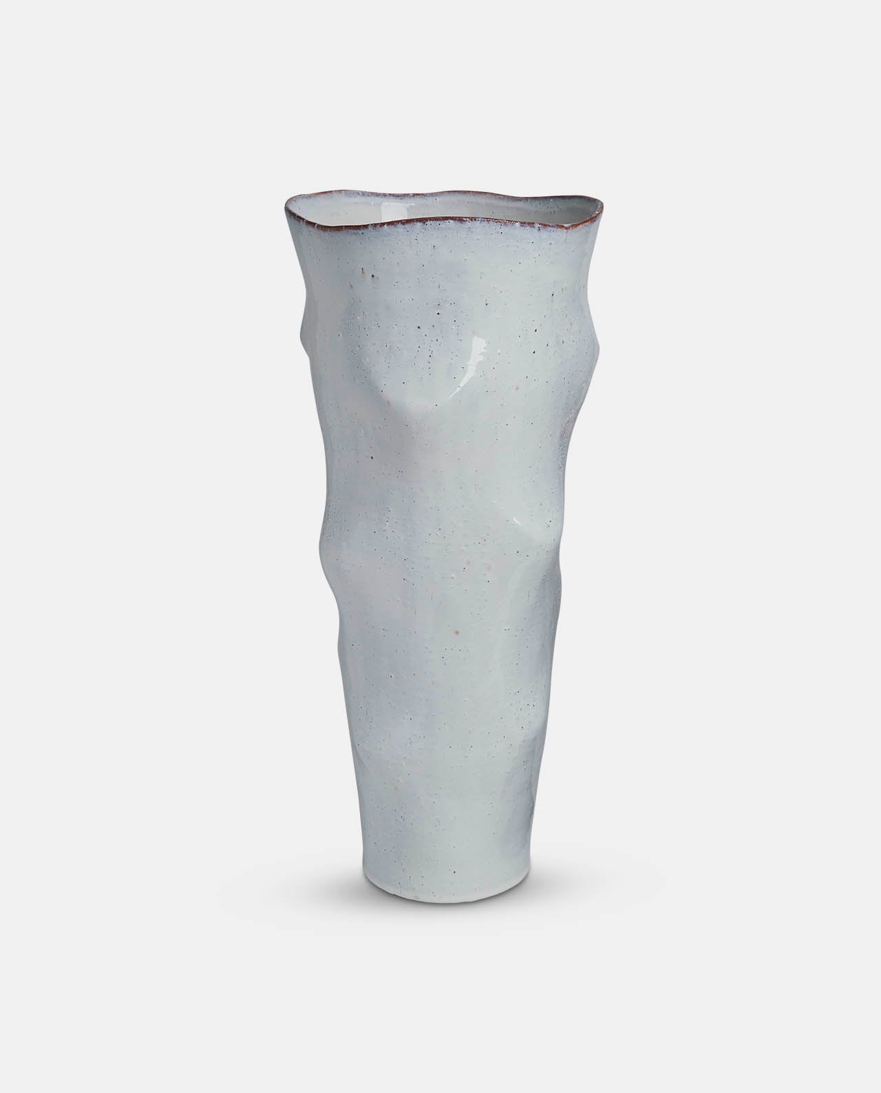 Aged White Ceramic Vase 53cm