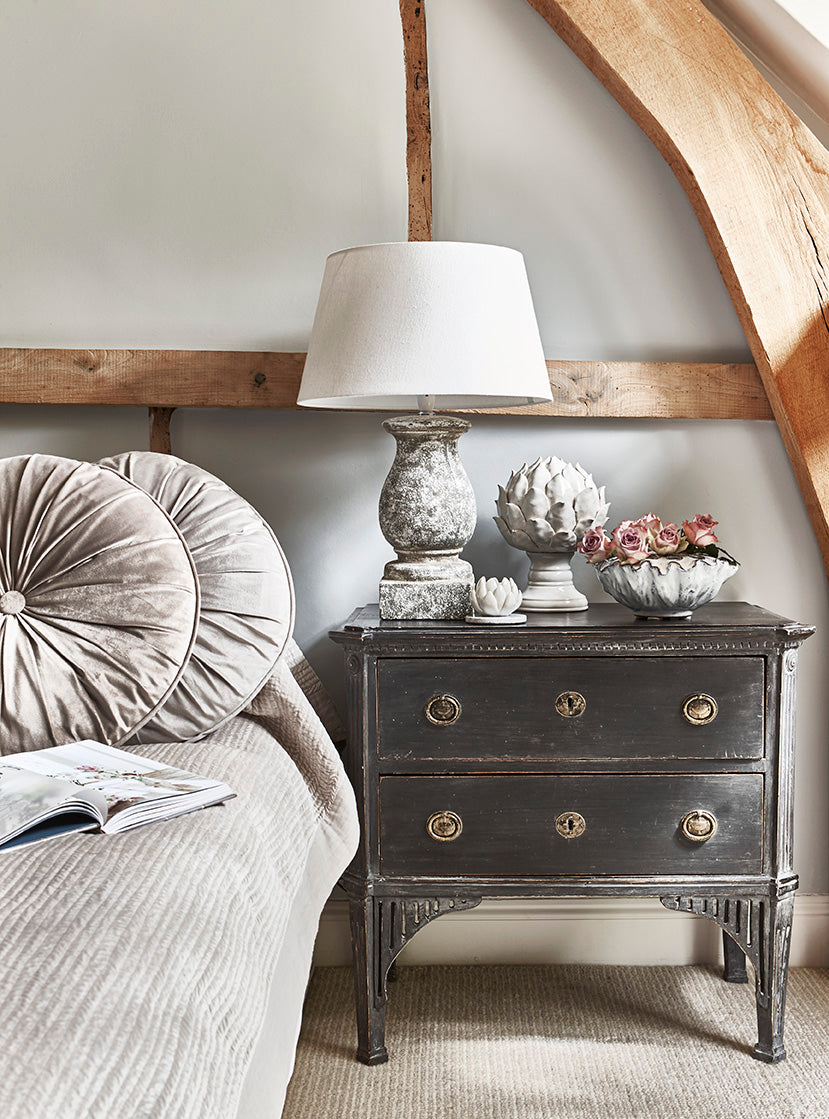 Sand Velvet Round Button Cushion
