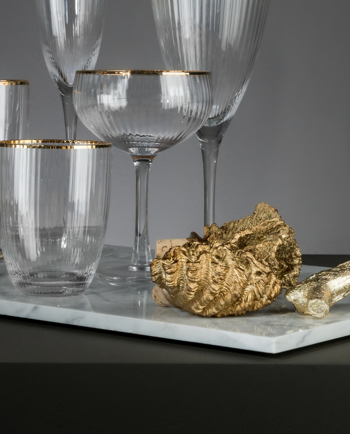 Gold Coral Wine Bottle Stopper