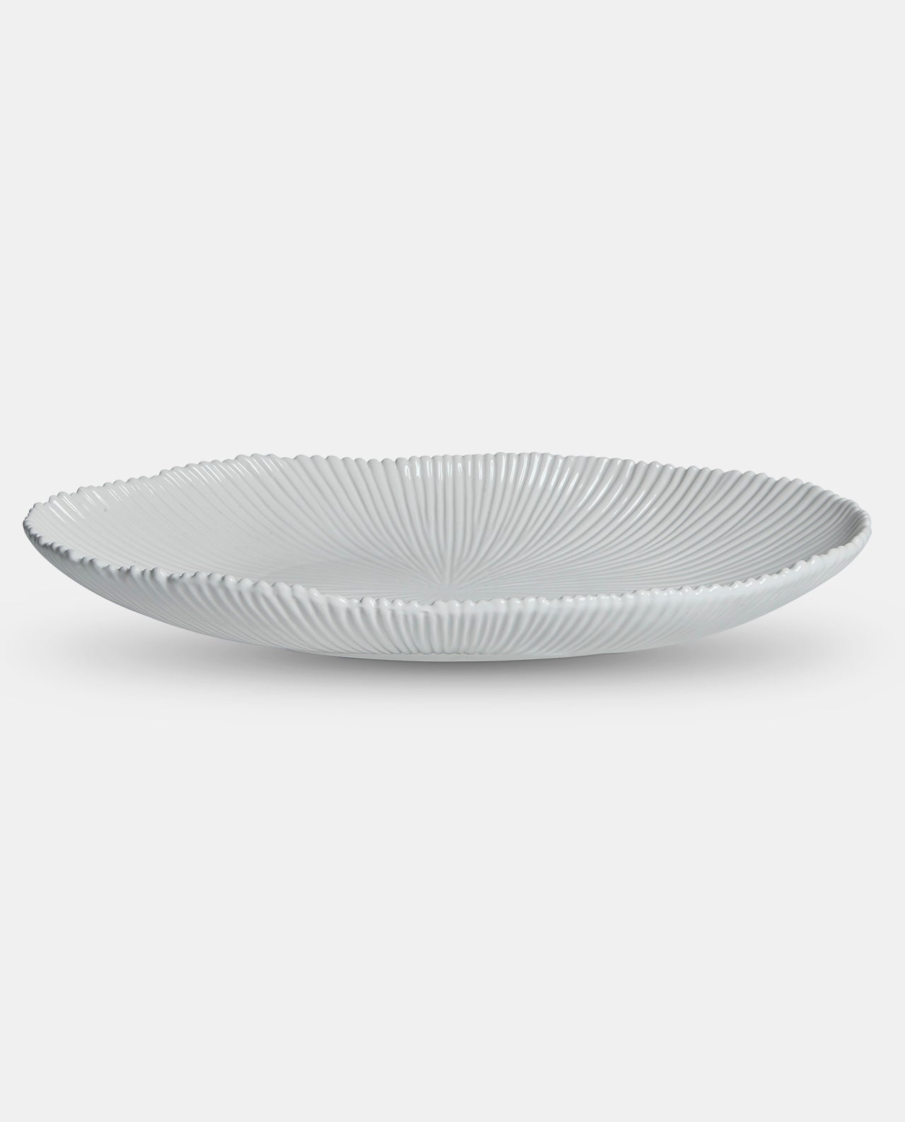 White Ceramic Serving Plate