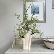 Ceramic Triple Lily Vase